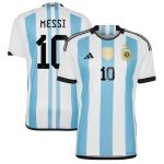 lionel messi argentina national team adidas youth 2022 winners home replica jersey – whitelight blue Collection | Australia Football Jerseys And World Cup Kits