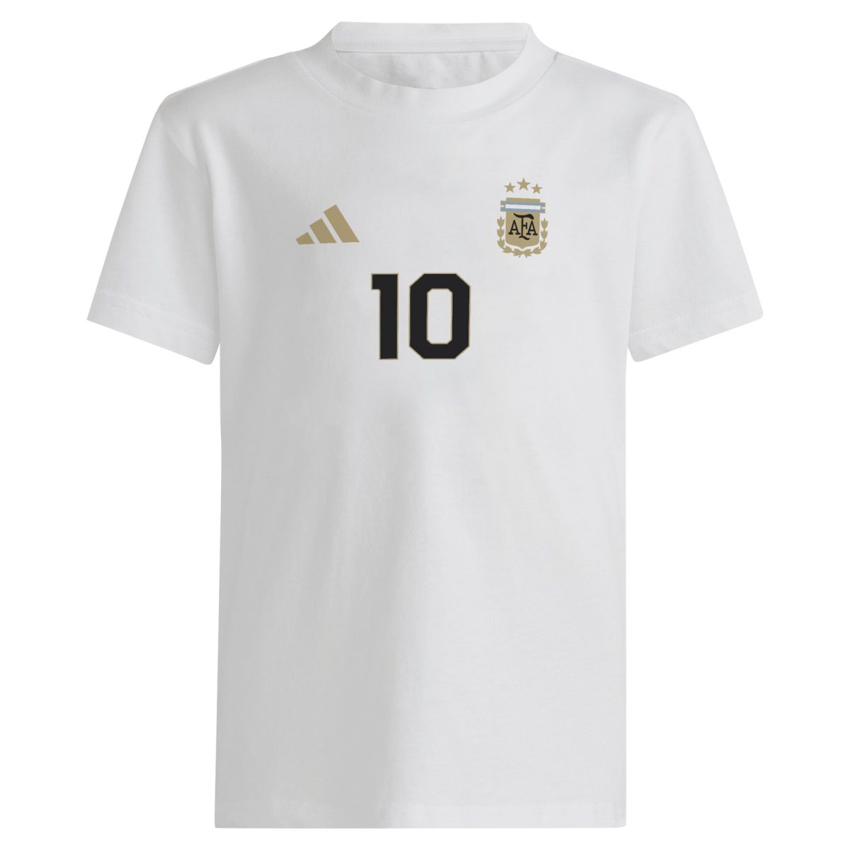 lionel messi argentina national team adidas youth name  number t-shirt – white Collection | Australia Football Jerseys And World Cup Kits