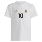 lionel messi argentina national team adidas youth name  number t-shirt – white Collection | Australia Football Jerseys And World Cup Kits