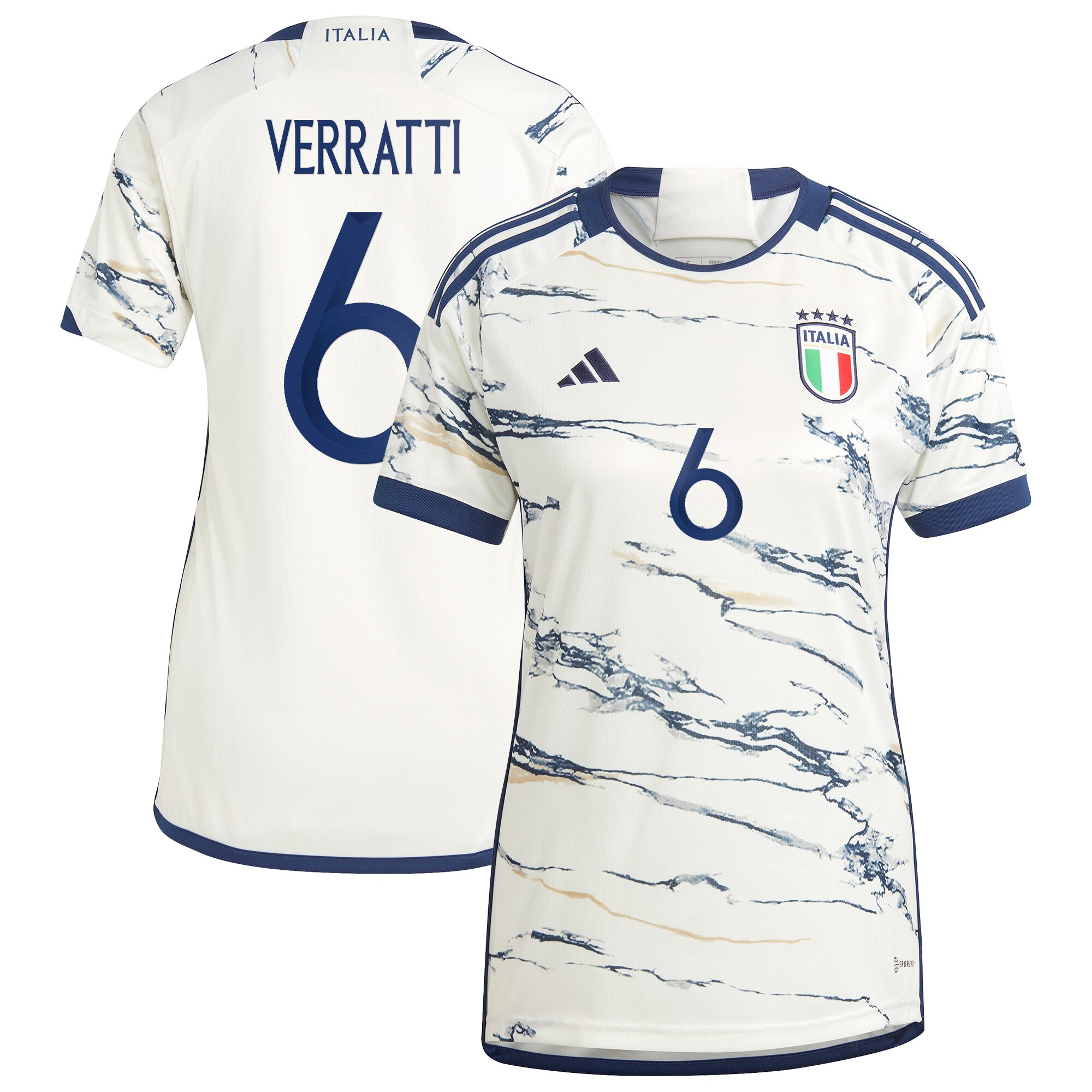 marco verratti italy national team adidas womens 2023 away replica jersey – white Collection | Australia Football Jerseys And World Cup Kits