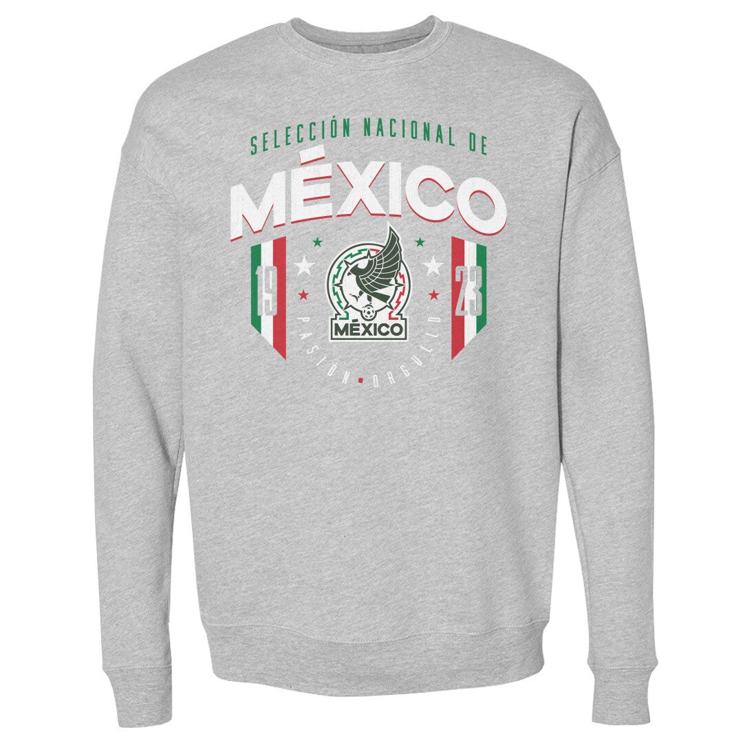 mexico national team 500 level 1923 pullover sweatshirt – heather gray Collection | Australia Football Jerseys And World Cup Kits