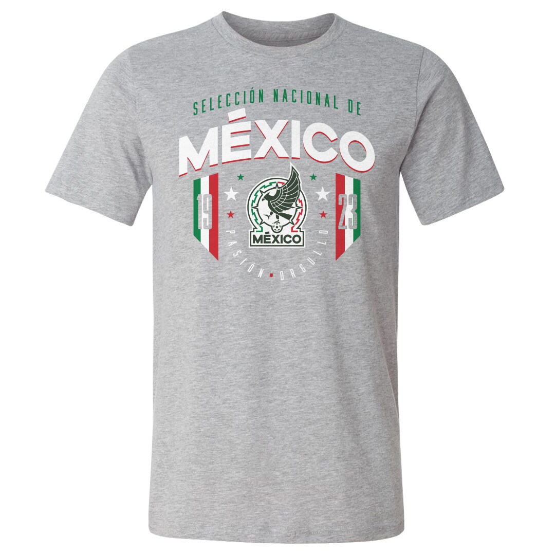 mexico national team 500 level 1923 t-shirt – heather gray Collection | Australia Football Jerseys And World Cup Kits
