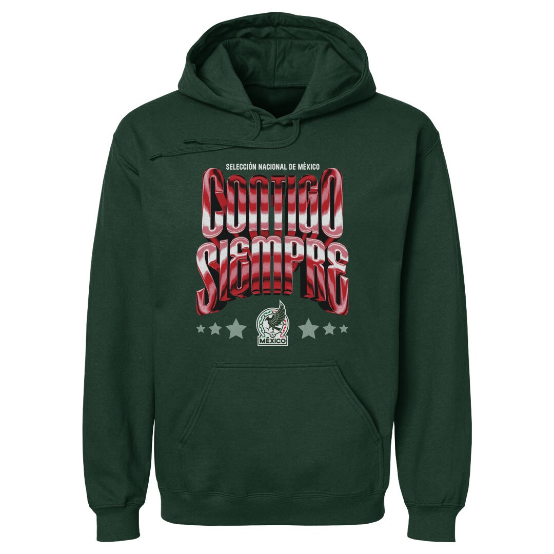 mexico national team 500 level contigo siempre vintage pullover hoodie – forest green Collection | Australia Football Jerseys And World Cup Kits