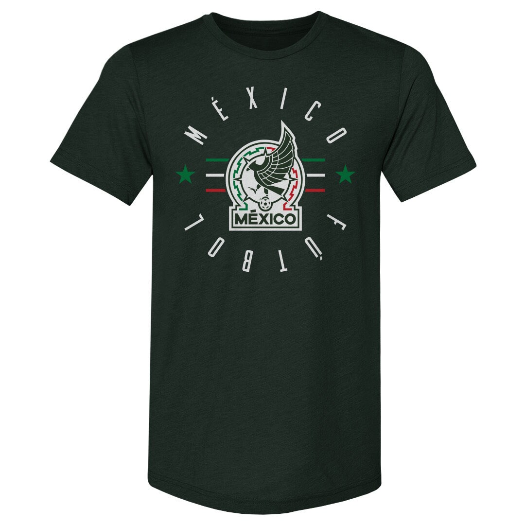 mexico national team 500 level futbol premium tri-blend t-shirt – forest green Collection | Australia Football Jerseys And World Cup Kits