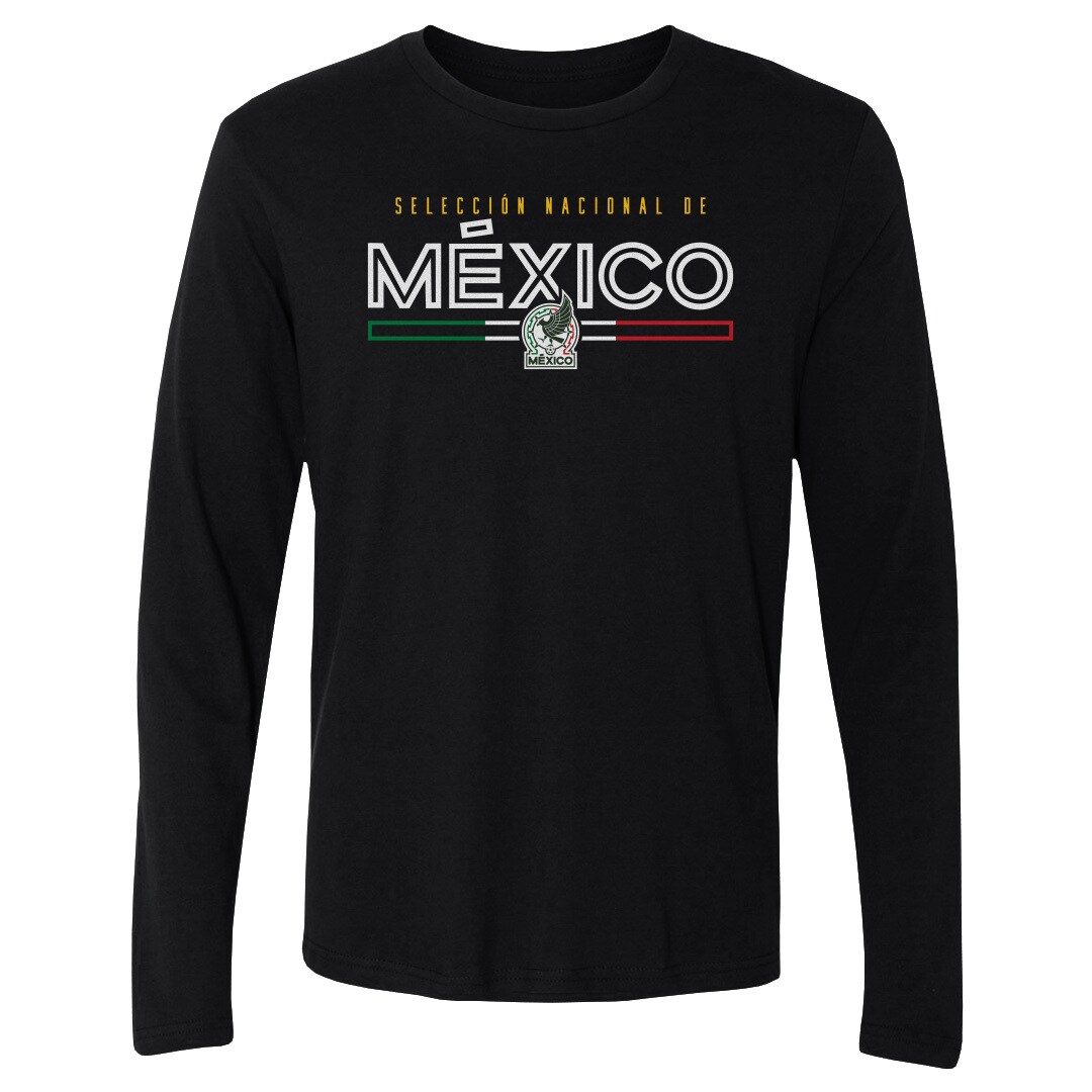 mexico national team 500 level inline long sleeve t-shirt – black Collection | Australia Football Jerseys And World Cup Kits