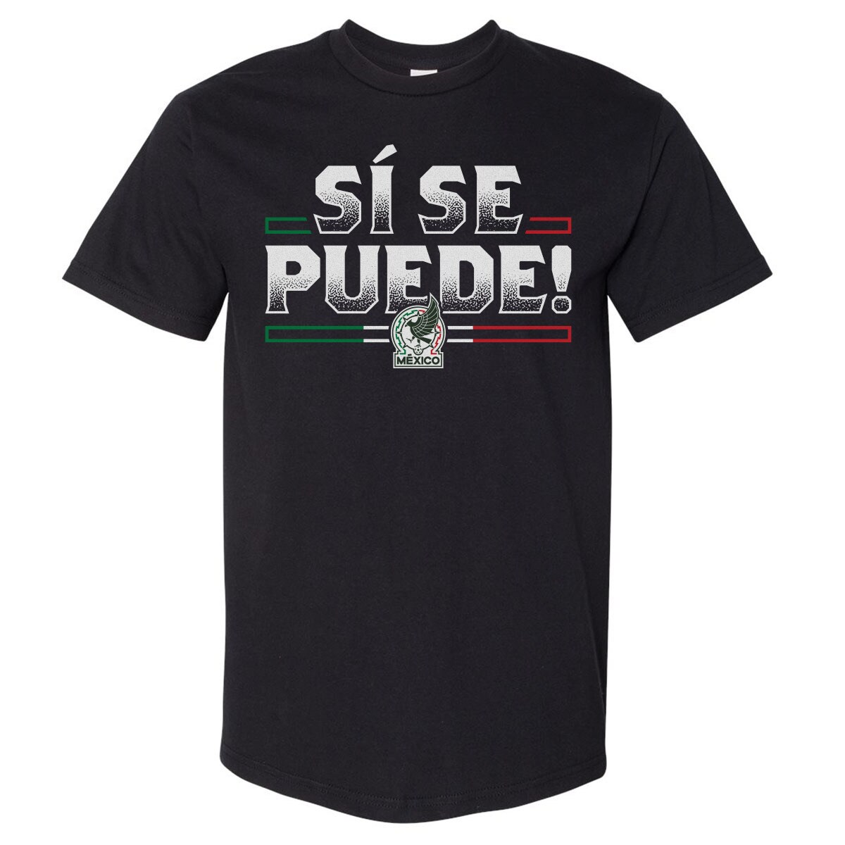 mexico national team 500 level si se puede heavyweight t-shirt – black Collection | Australia Football Jerseys And World Cup Kits