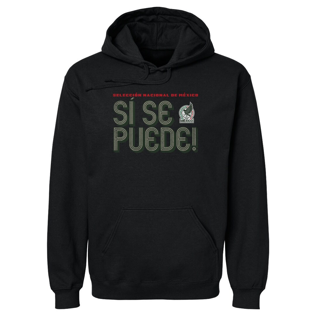 mexico national team 500 level si se puede inline bold pullover hoodie – black Collection | Australia Football Jerseys And World Cup Kits