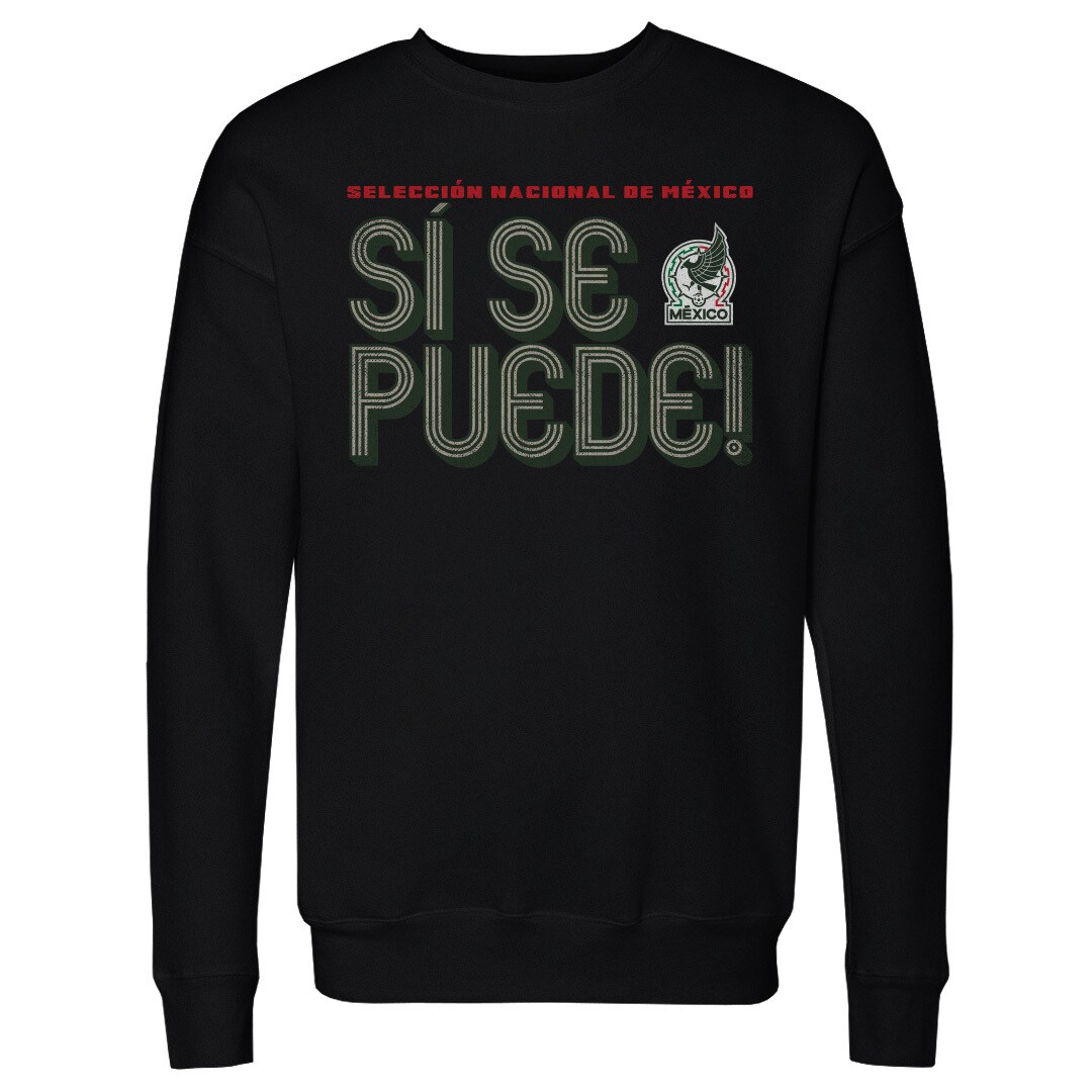 mexico national team 500 level si se puede inline bold pullover sweatshirt – black Collection | Australia Football Jerseys And World Cup Kits