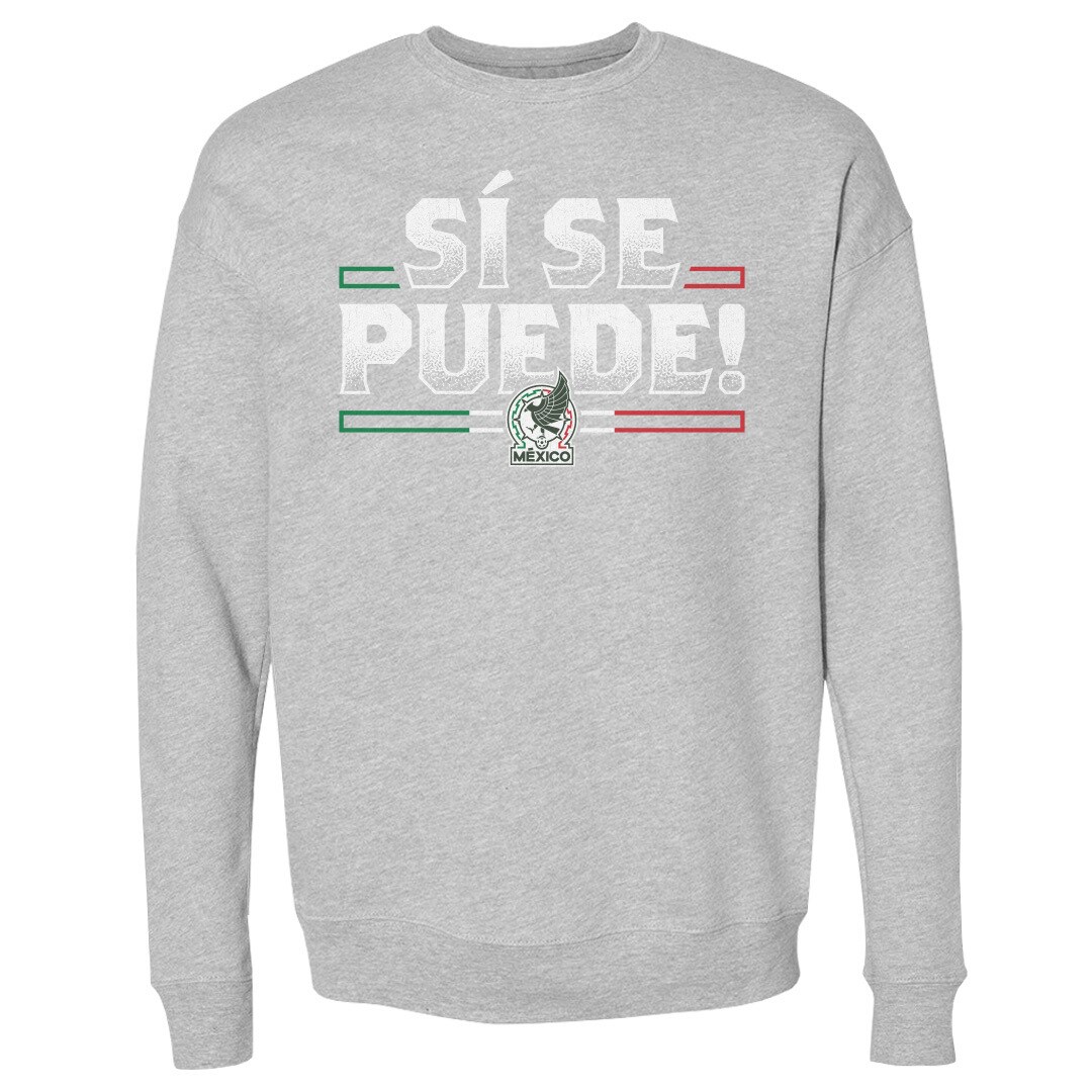 mexico national team 500 level si se puede pullover sweatshirt – heather gray Collection | Australia Football Jerseys And World Cup Kits