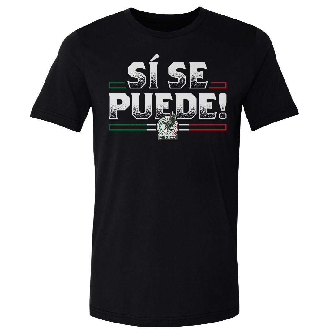 mexico national team 500 level si se puede t-shirt – black Collection | Australia Football Jerseys And World Cup Kits