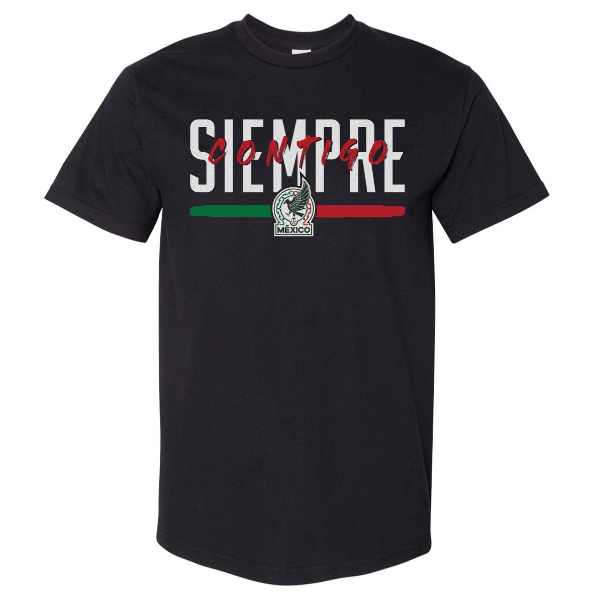 mexico national team 500 level siempre contigo heavyweight t-shirt – black Collection | Australia Football Jerseys And World Cup Kits