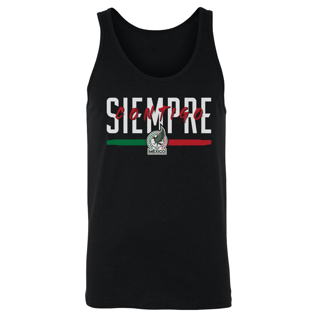 mexico national team 500 level siempre contigo tank top – black Collection | Australia Football Jerseys And World Cup Kits
