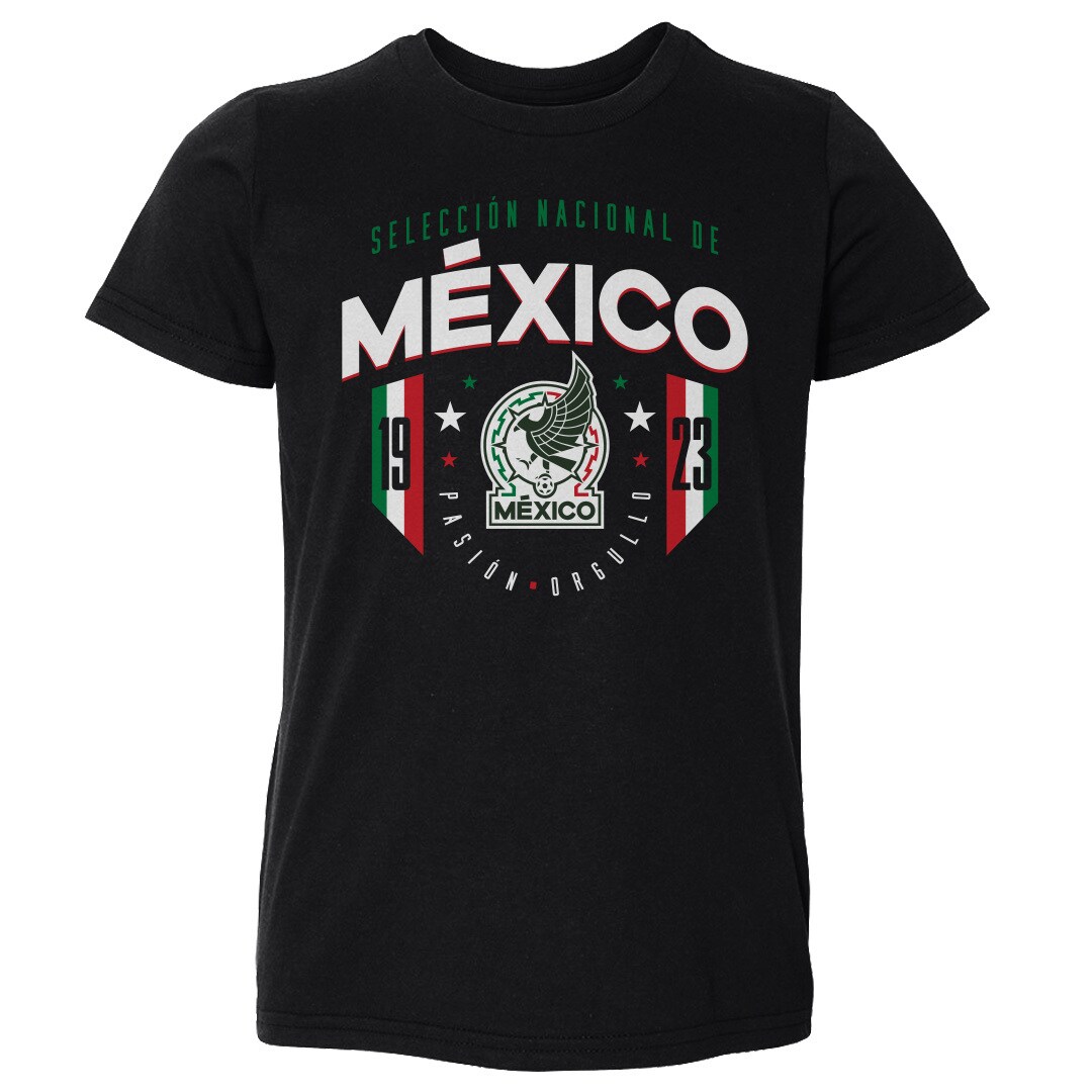 mexico national team 500 level toddler 1923 t-shirt – black Collection | Australia Football Jerseys And World Cup Kits
