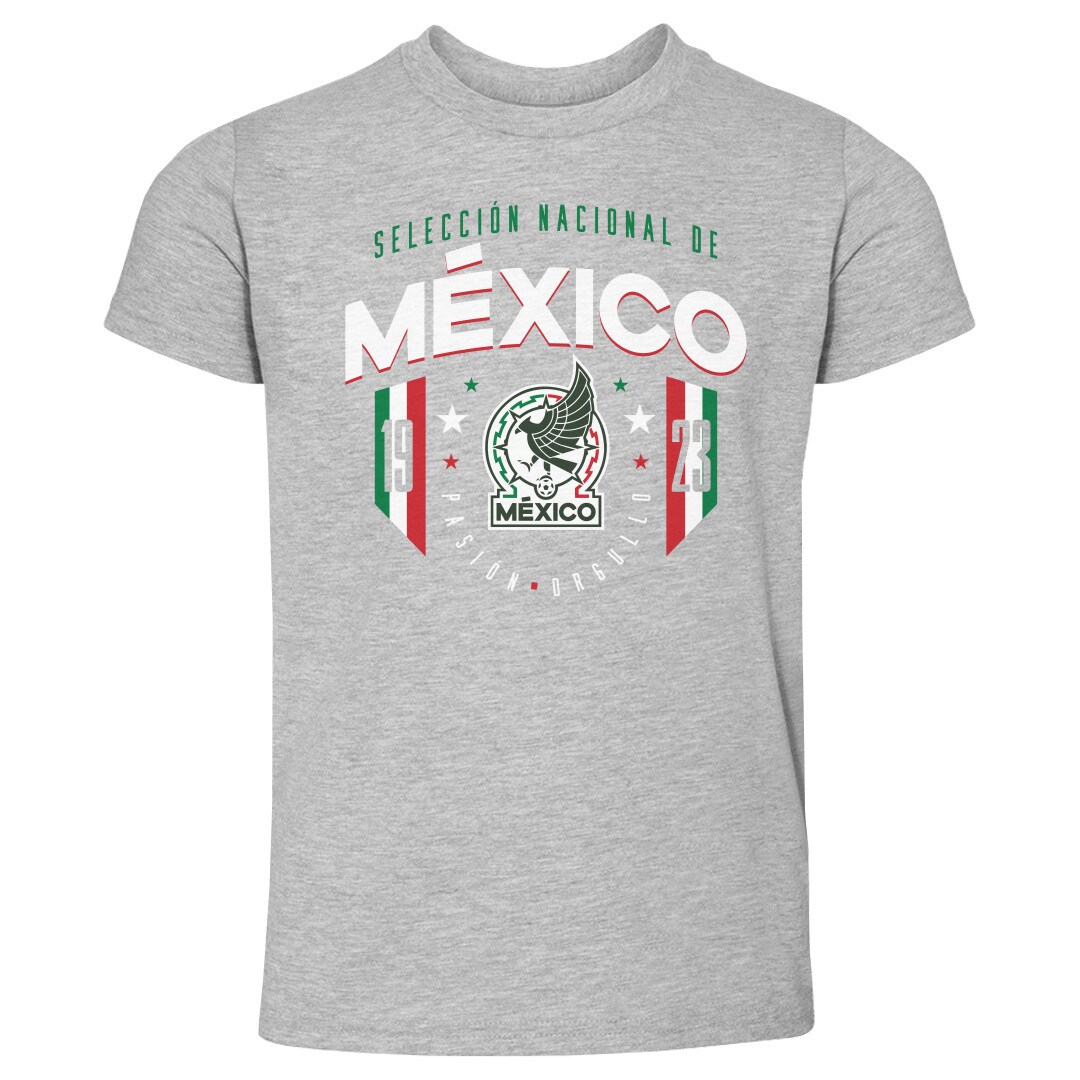 mexico national team 500 level toddler 1923 t-shirt – heather gray Collection | Australia Football Jerseys And World Cup Kits