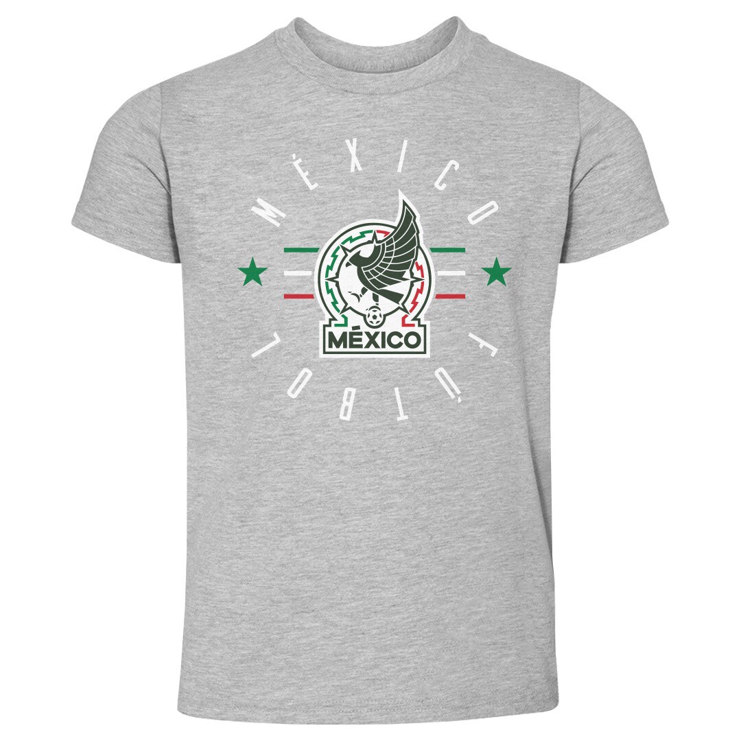 mexico national team 500 level toddler futbol t-shirt – heather gray Collection | Australia Football Jerseys And World Cup Kits