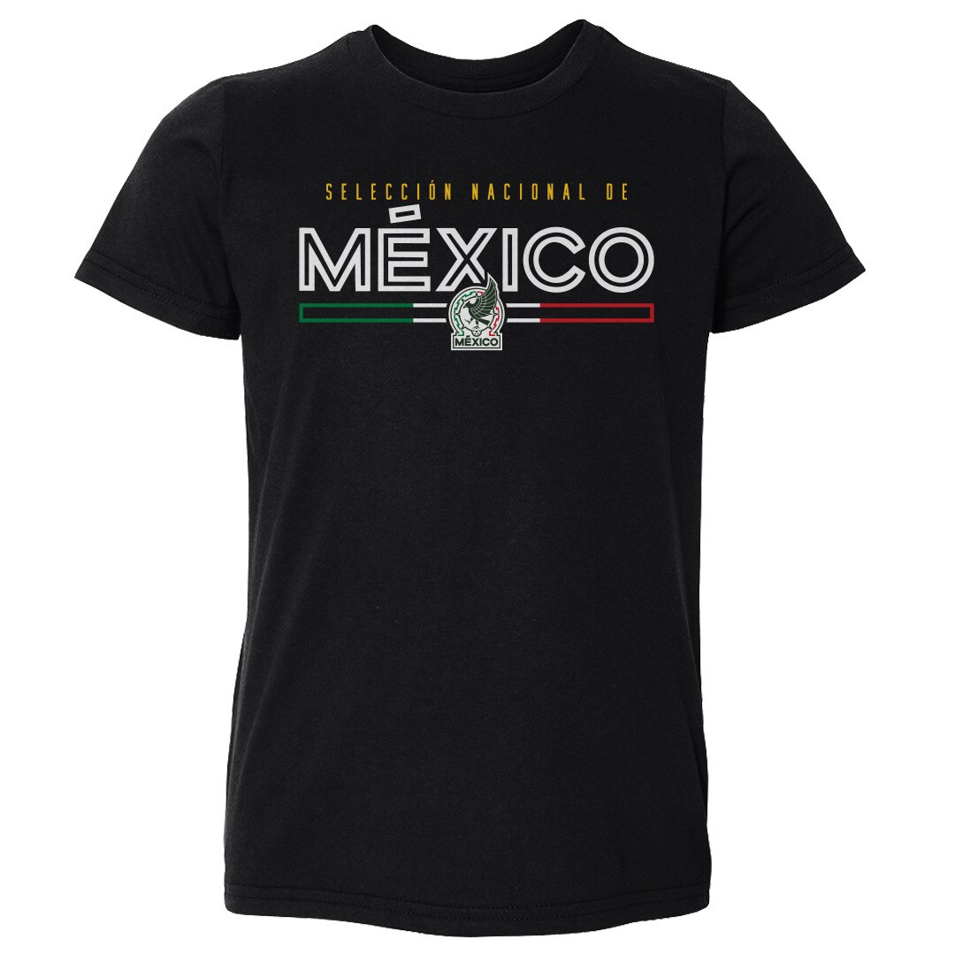 mexico national team 500 level toddler inline t-shirt – black Collection | Australia Football Jerseys And World Cup Kits