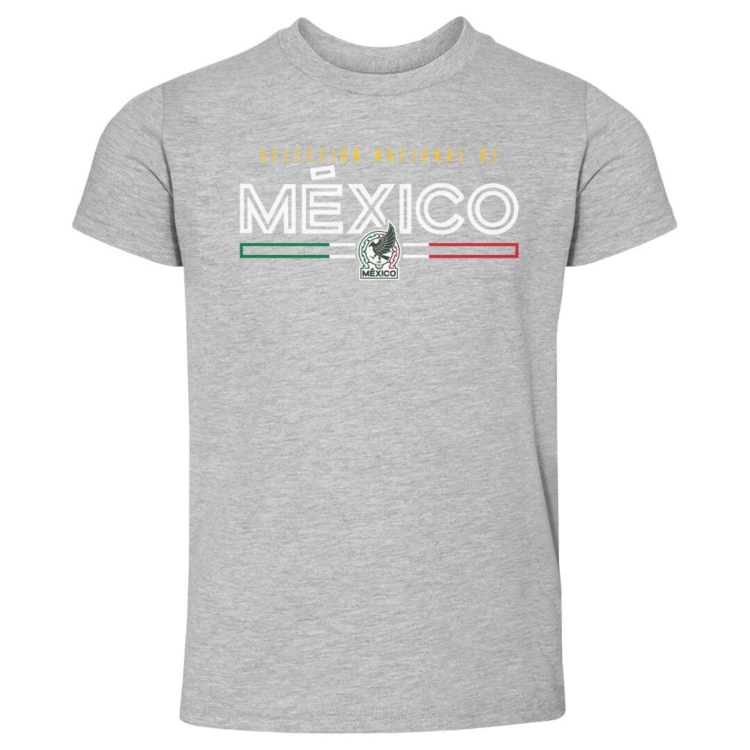 mexico national team 500 level toddler inline t-shirt – heather gray Collection | Australia Football Jerseys And World Cup Kits