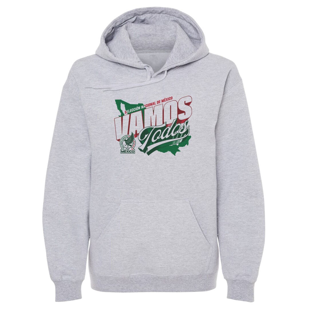 mexico national team 500 level vamos todos country pullover hoodie – gray Collection | Australia Football Jerseys And World Cup Kits