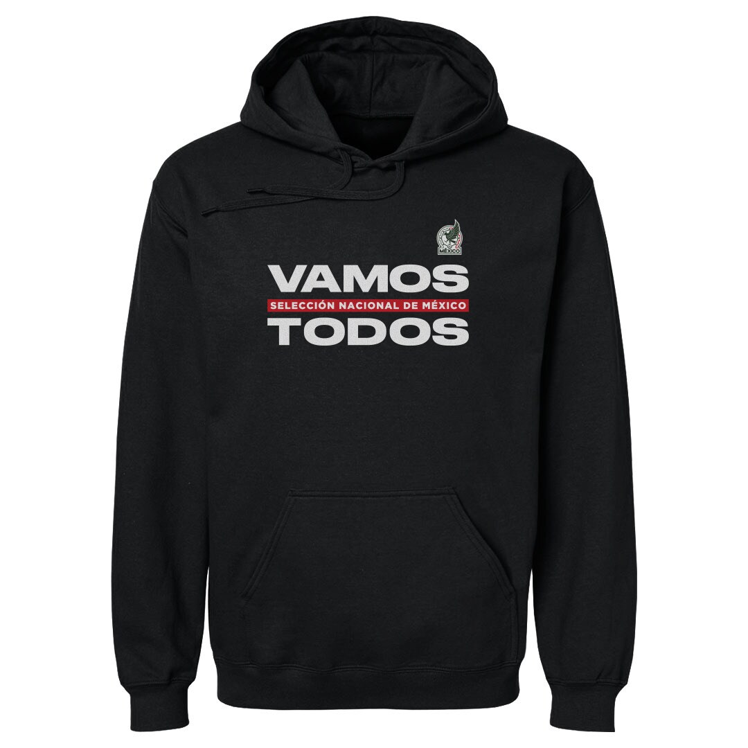 mexico national team 500 level vamos todos pullover hoodie – black Collection | Australia Football Jerseys And World Cup Kits