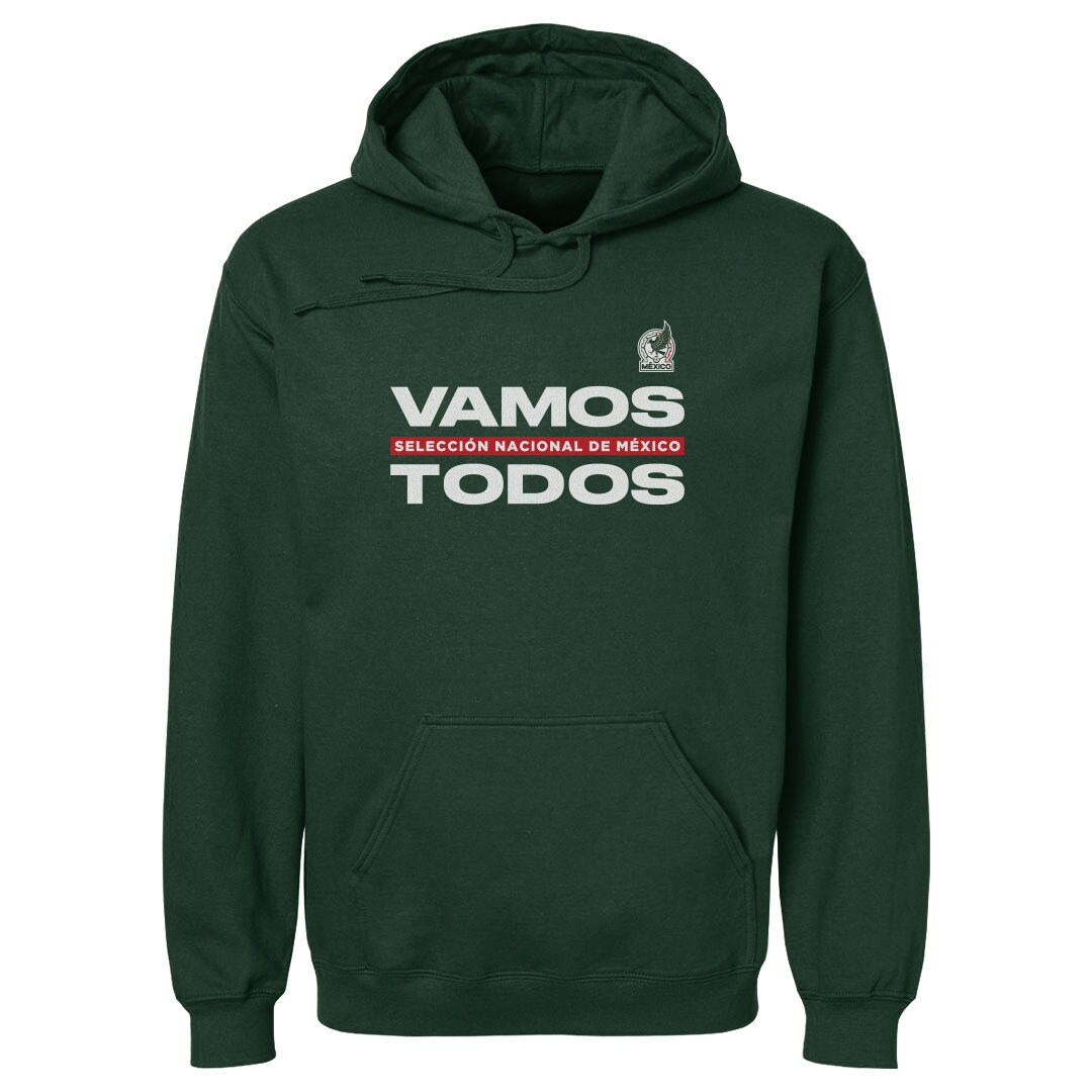 mexico national team 500 level vamos todos pullover hoodie – dark green Collection | Australia Football Jerseys And World Cup Kits
