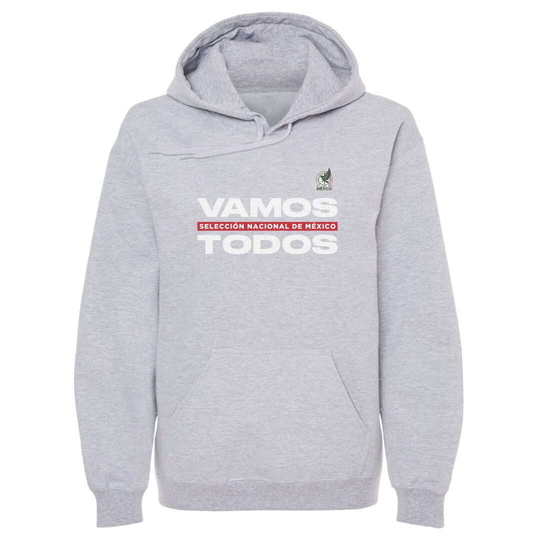 mexico national team 500 level vamos todos pullover hoodie – gray Collection | Australia Football Jerseys And World Cup Kits