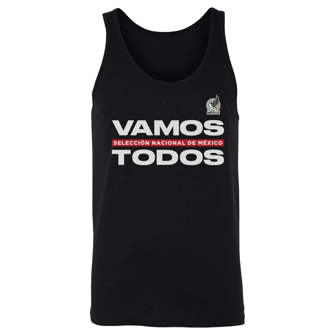mexico national team 500 level vamos todos tank top – black Collection | Australia Football Jerseys And World Cup Kits
