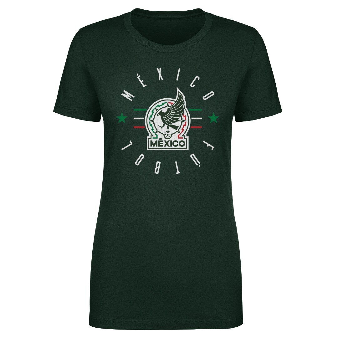 mexico national team 500 level womens futbol t-shirt – forest green Collection | Australia Football Jerseys And World Cup Kits