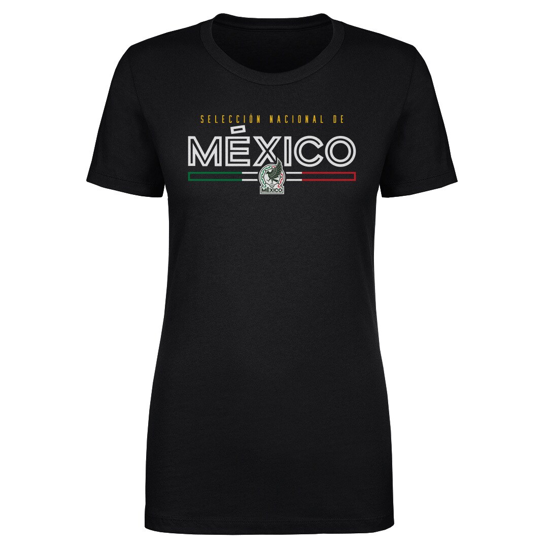 mexico national team 500 level womens inline t-shirt – black Collection | Australia Football Jerseys And World Cup Kits