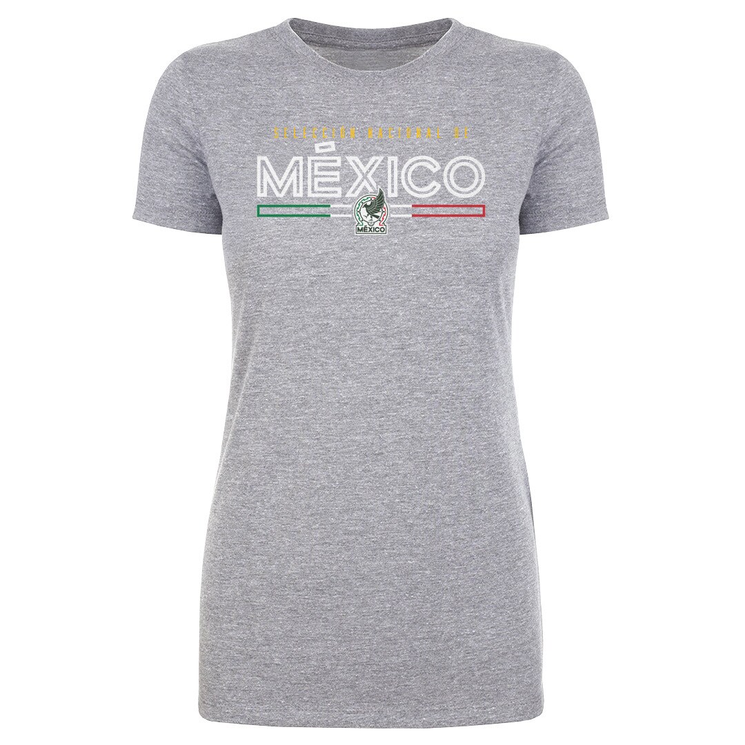 mexico national team 500 level womens inline t-shirt – heather gray Collection | Australia Football Jerseys And World Cup Kits