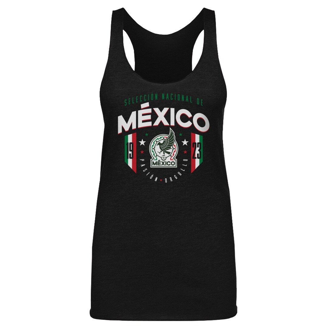 mexico national team 500 level womens tri-blend tank top – black Collection | Australia Football Jerseys And World Cup Kits