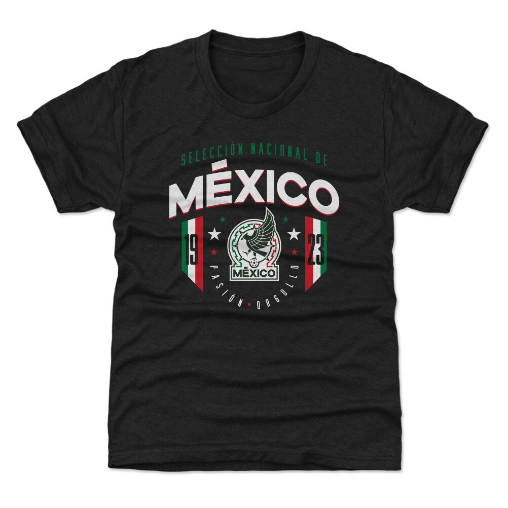 mexico national team 500 level youth 1923 t-shirt – black Collection | Australia Football Jerseys And World Cup Kits