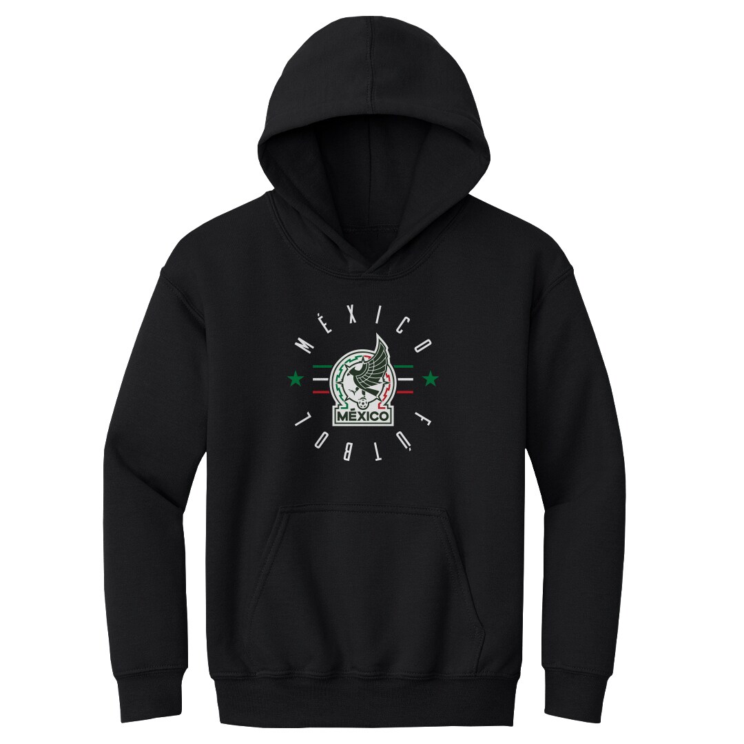 mexico national team 500 level youth futbol pullover hoodie – black Collection | Australia Football Jerseys And World Cup Kits