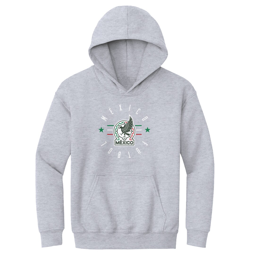 mexico national team 500 level youth futbol pullover hoodie – gray Collection | Australia Football Jerseys And World Cup Kits