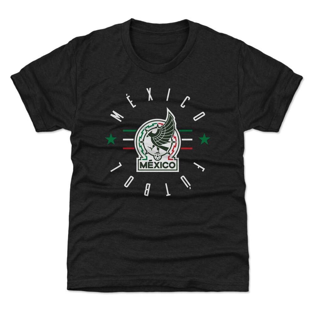 mexico national team 500 level youth futbol t-shirt – black Collection | Australia Football Jerseys And World Cup Kits