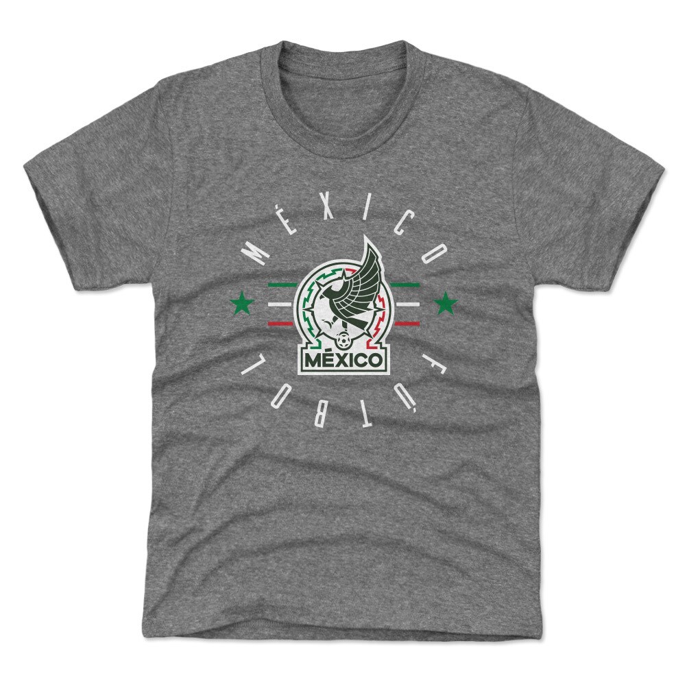 mexico national team 500 level youth futbol t-shirt – gray Collection | Australia Football Jerseys And World Cup Kits