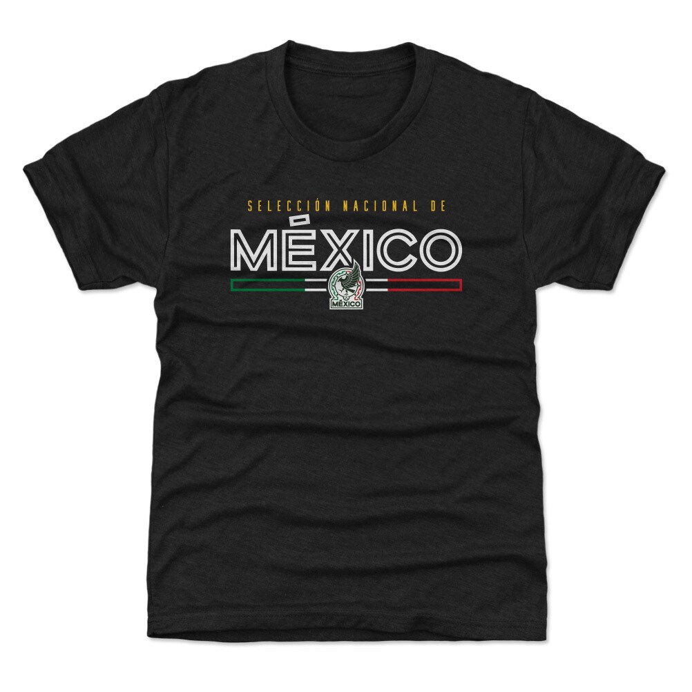 mexico national team 500 level youth inline tri-blend t-shirt – black Collection | Australia Football Jerseys And World Cup Kits