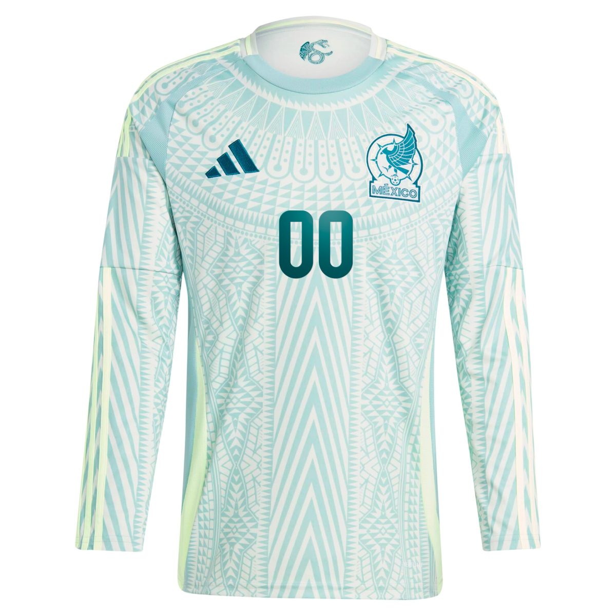 mexico national team adidas 2024 away replica custom long sleeve jersey – green Collection | Australia Football Jerseys And World Cup Kits