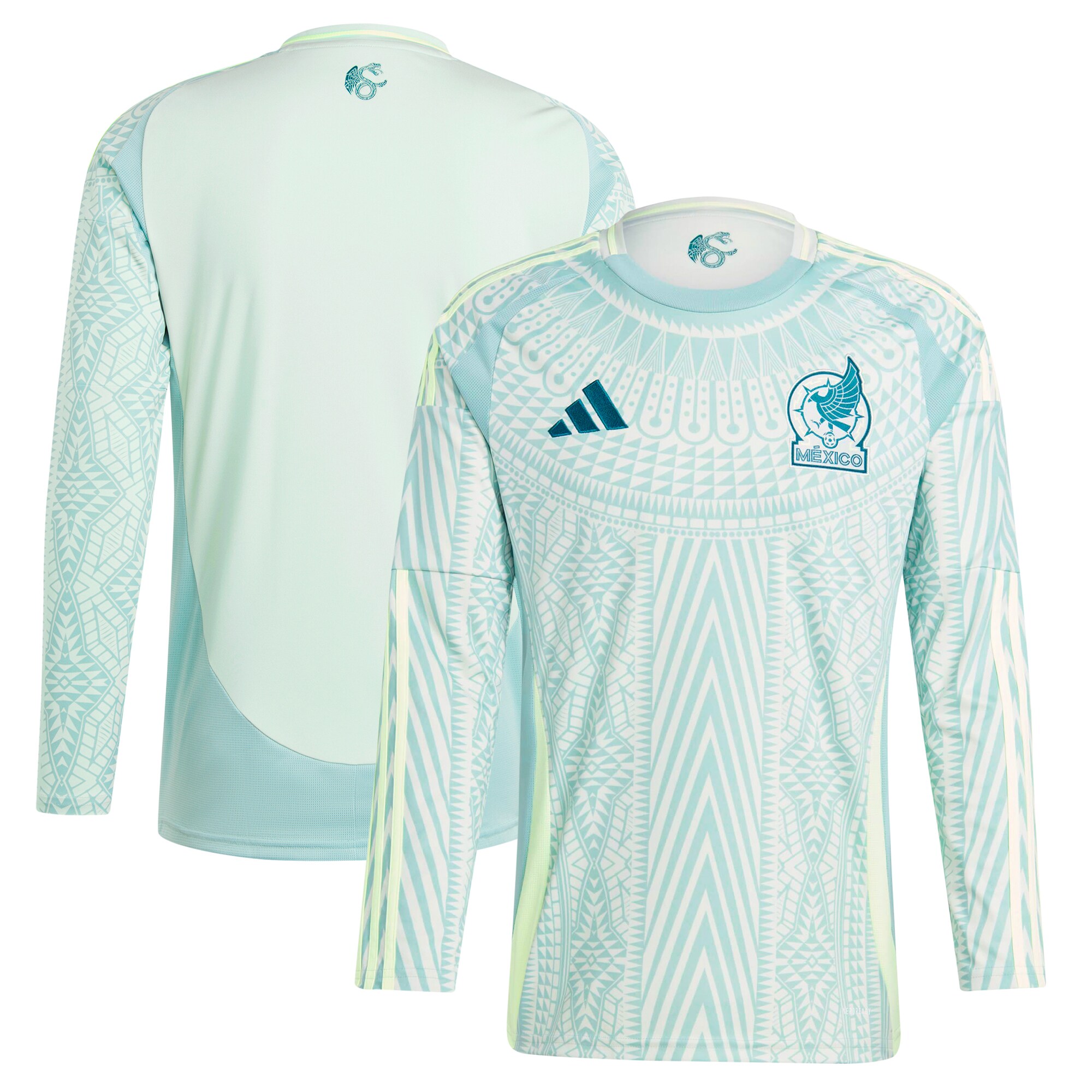 mexico national team adidas 2024 away replica long sleeve jersey – green Collection | Australia Football Jerseys And World Cup Kits