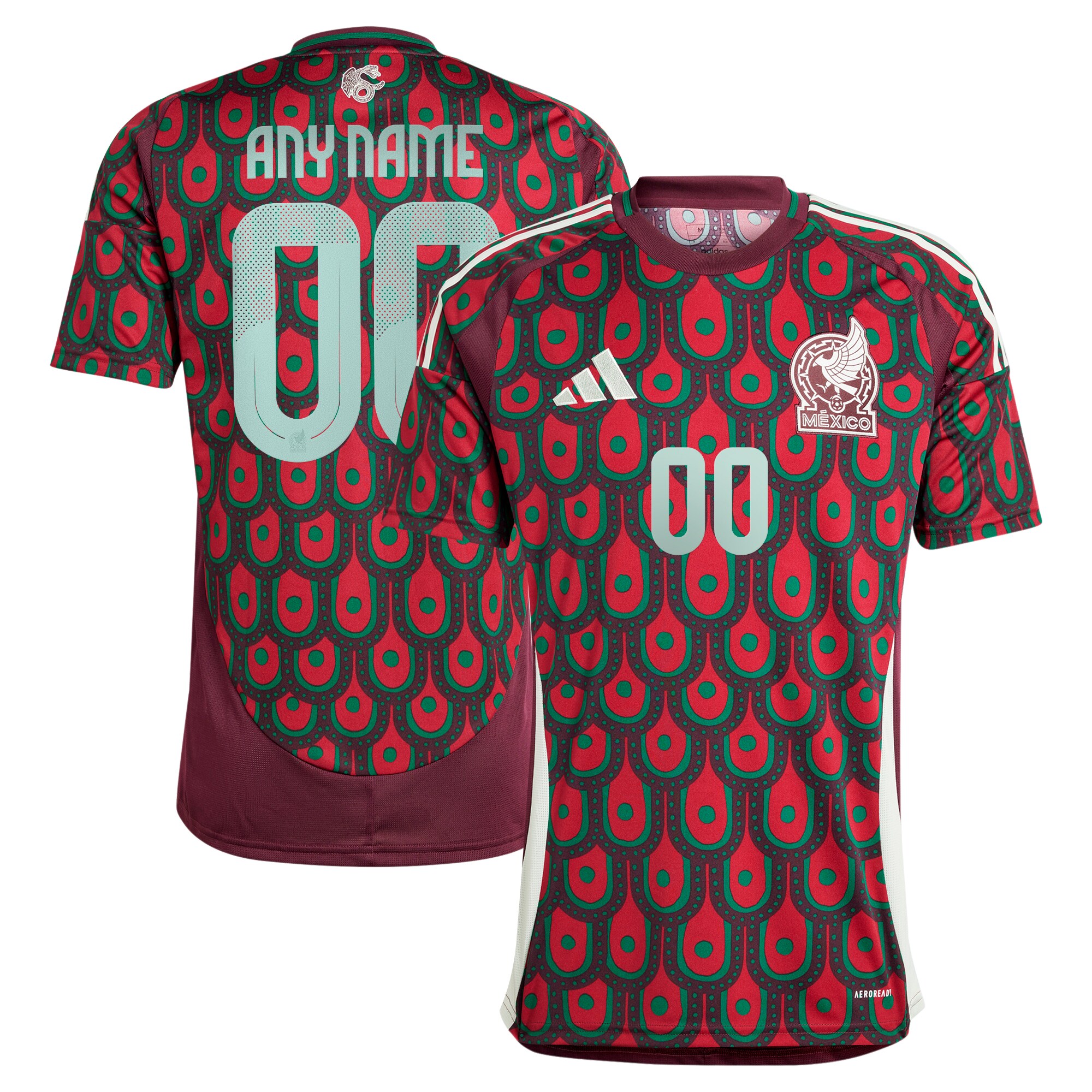 mexico national team adidas 2024 home replica custom jersey – burgundy Collection | Australia Football Jerseys And World Cup Kits