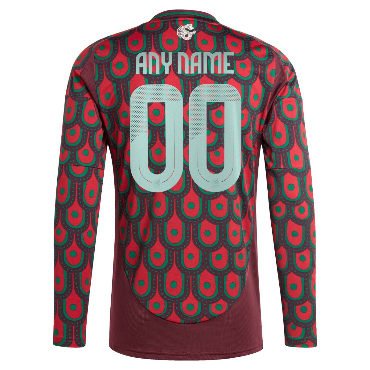 mexico national team adidas 2024 home replica custom long sleeve jersey – burgundy Collection | Australia Football Jerseys And World Cup Kits