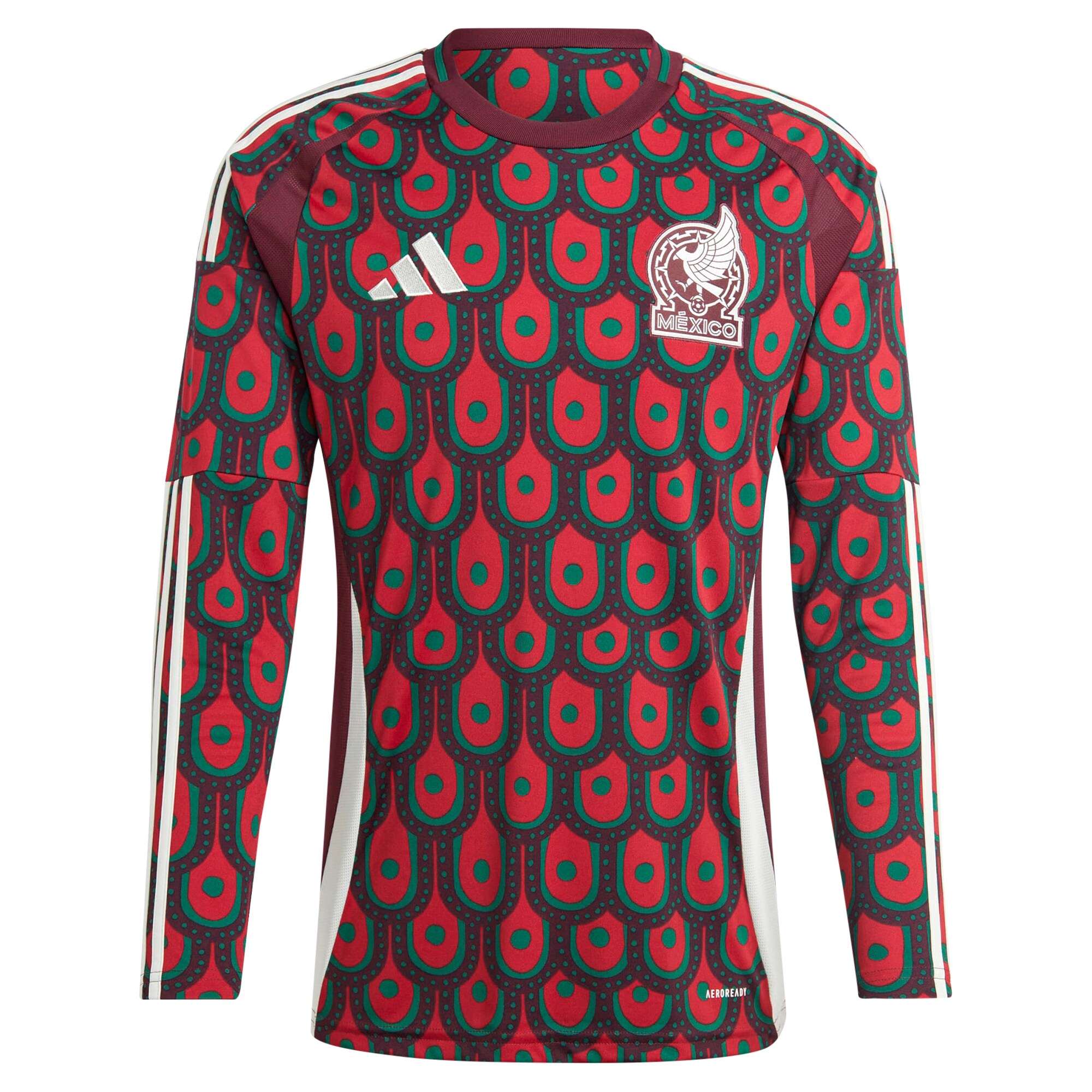 mexico national team adidas 2024 home replica long sleeve jersey – burgundy Collection | Australia Football Jerseys And World Cup Kits