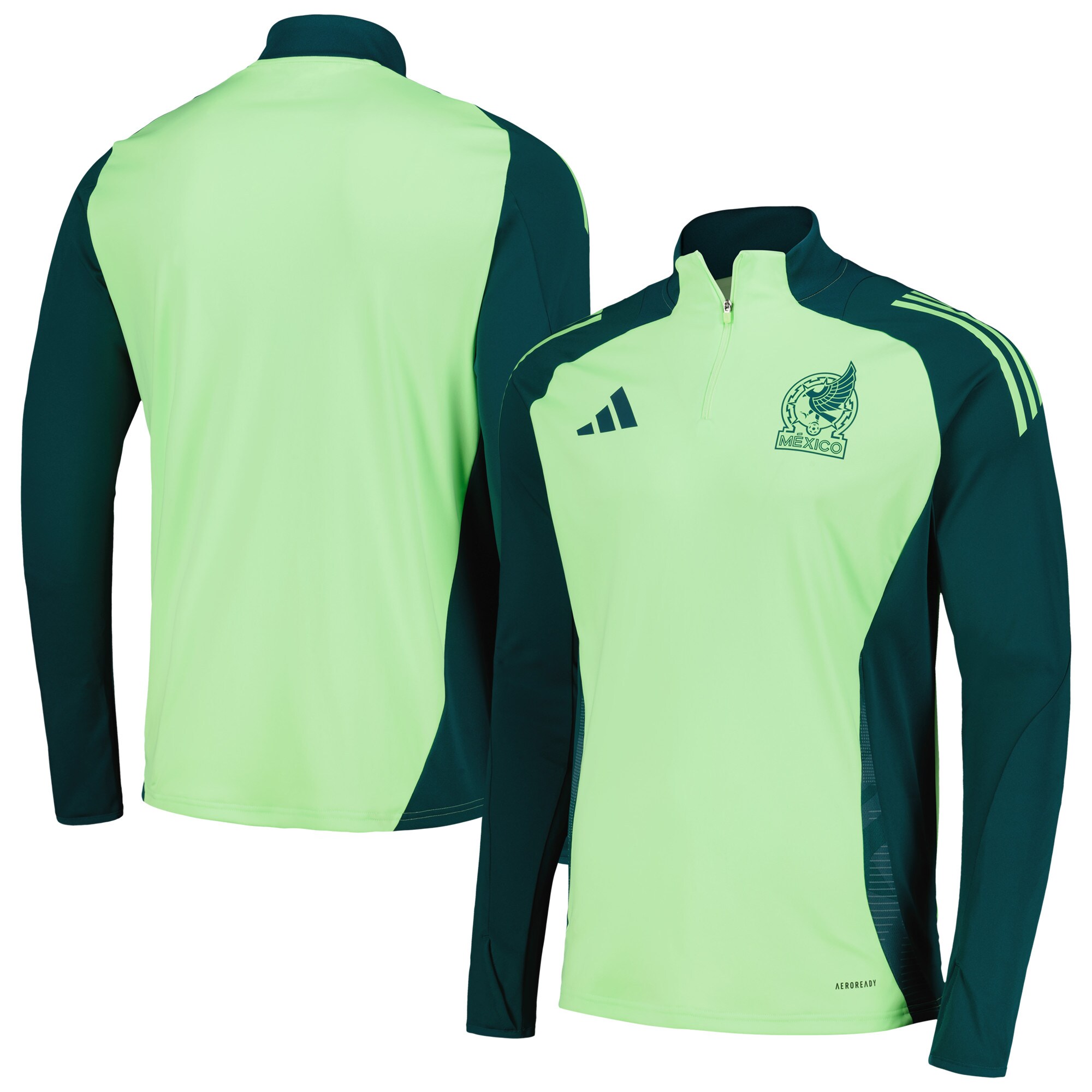 mexico national team adidas 2024 training quarter-zip top – green Collection | Australia Football Jerseys And World Cup Kits