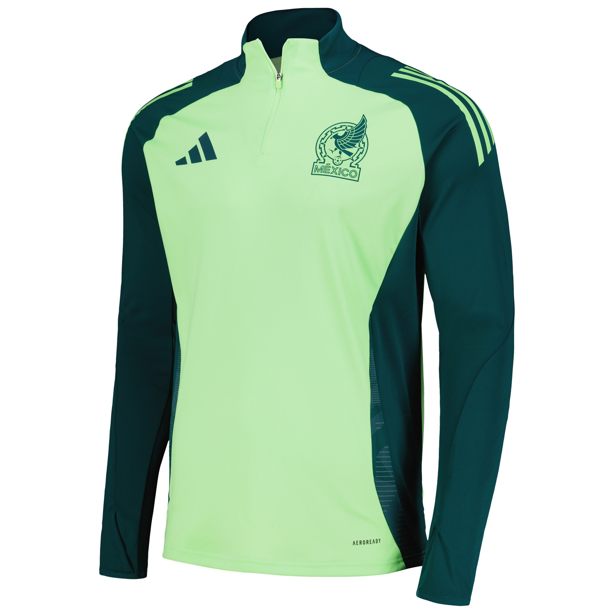 mexico national team adidas 2024 training quarter-zip top – green Collection | Australia Football Jerseys And World Cup Kits