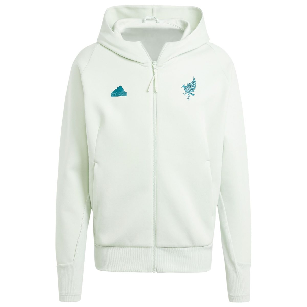 mexico national team adidas 2024 travel aeroready raglan full-zip hoodie – green Collection | Australia Football Jerseys And World Cup Kits