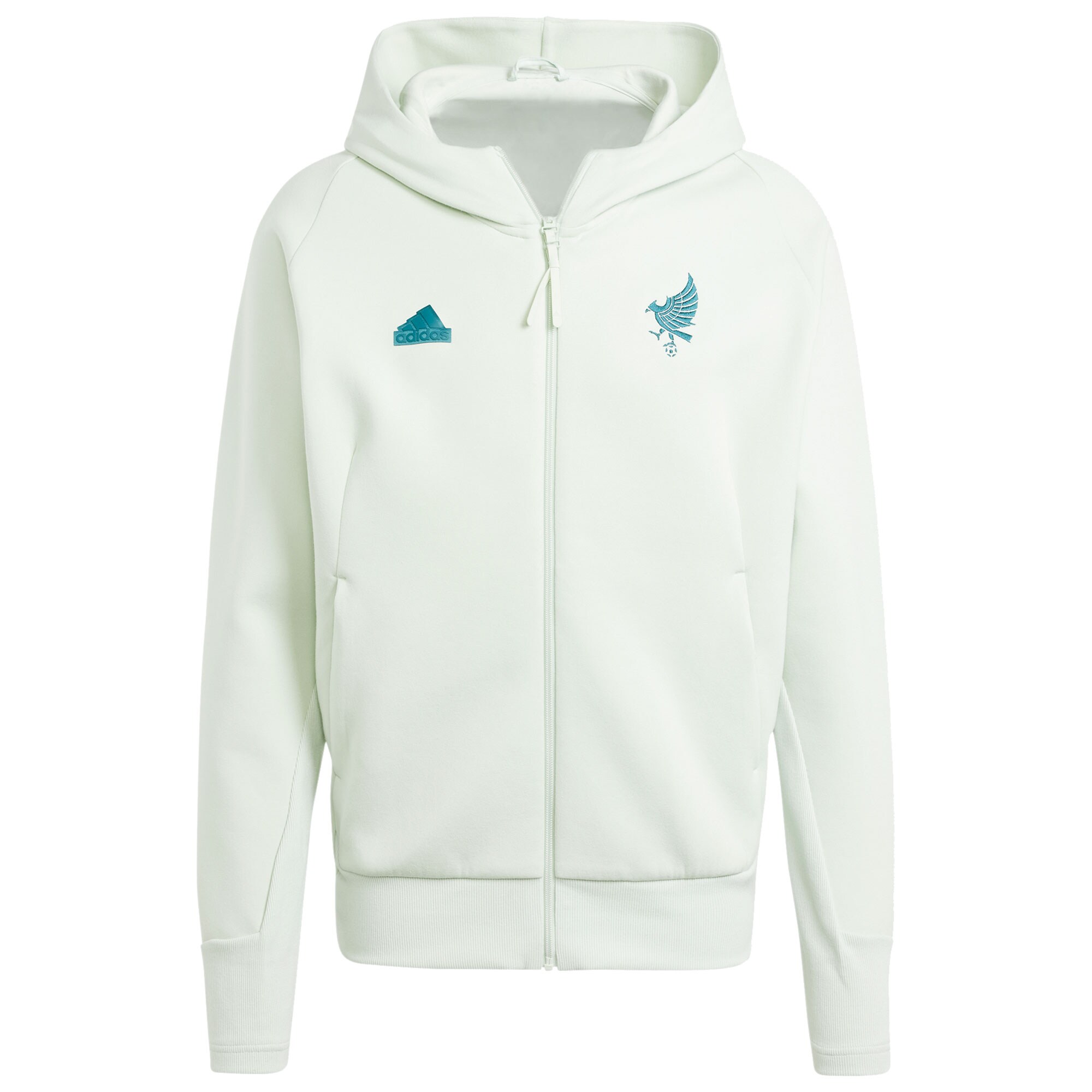 mexico national team adidas 2024 travel aeroready raglan full-zip hoodie – green Collection | Australia Football Jerseys And World Cup Kits