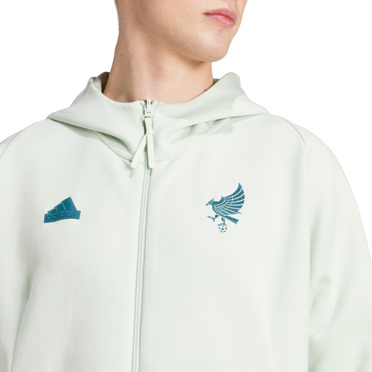 mexico national team adidas 2024 travel aeroready raglan full-zip hoodie – green Collection | Australia Football Jerseys And World Cup Kits