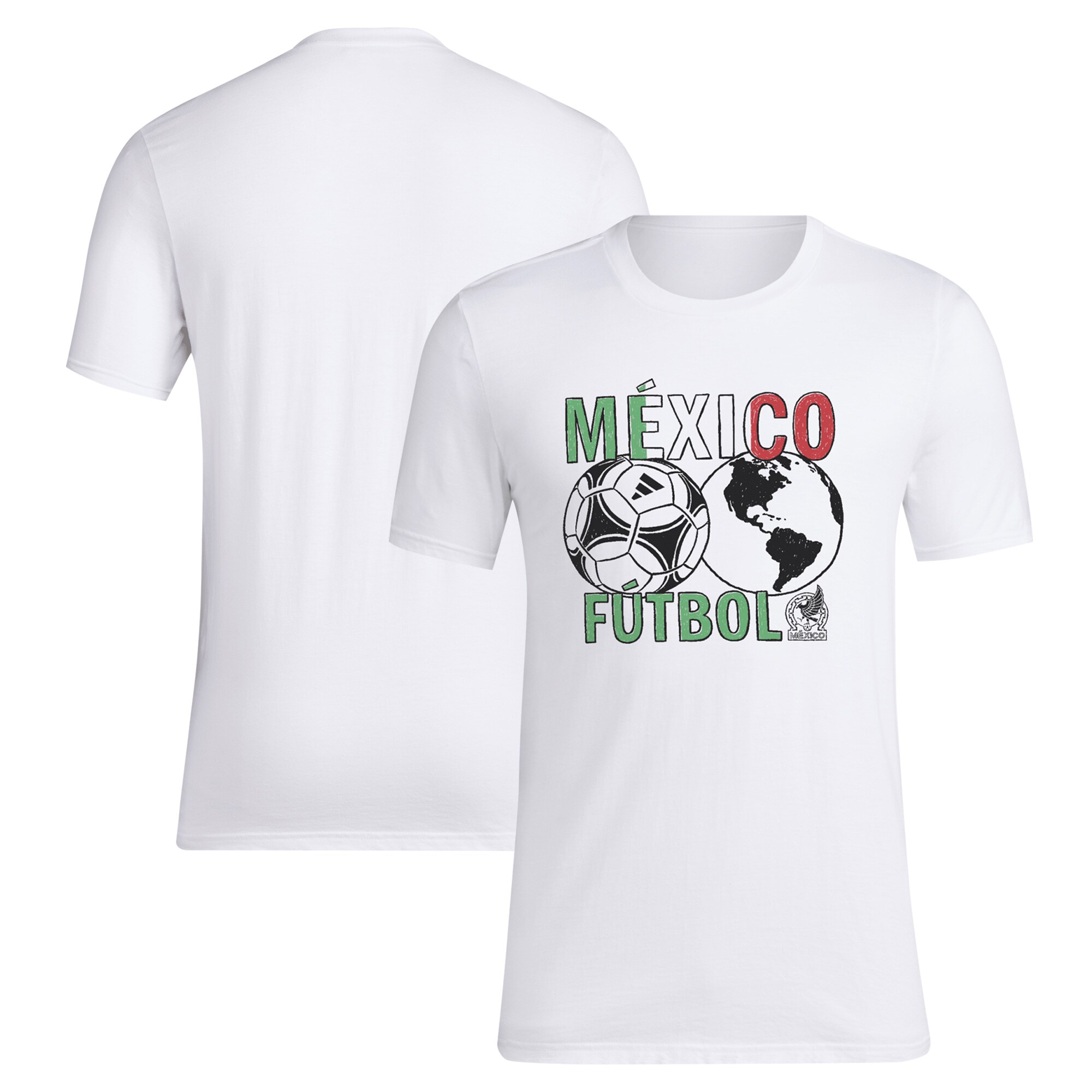 mexico national team adidas around the world t-shirt – white Collection | Australia Football Jerseys And World Cup Kits