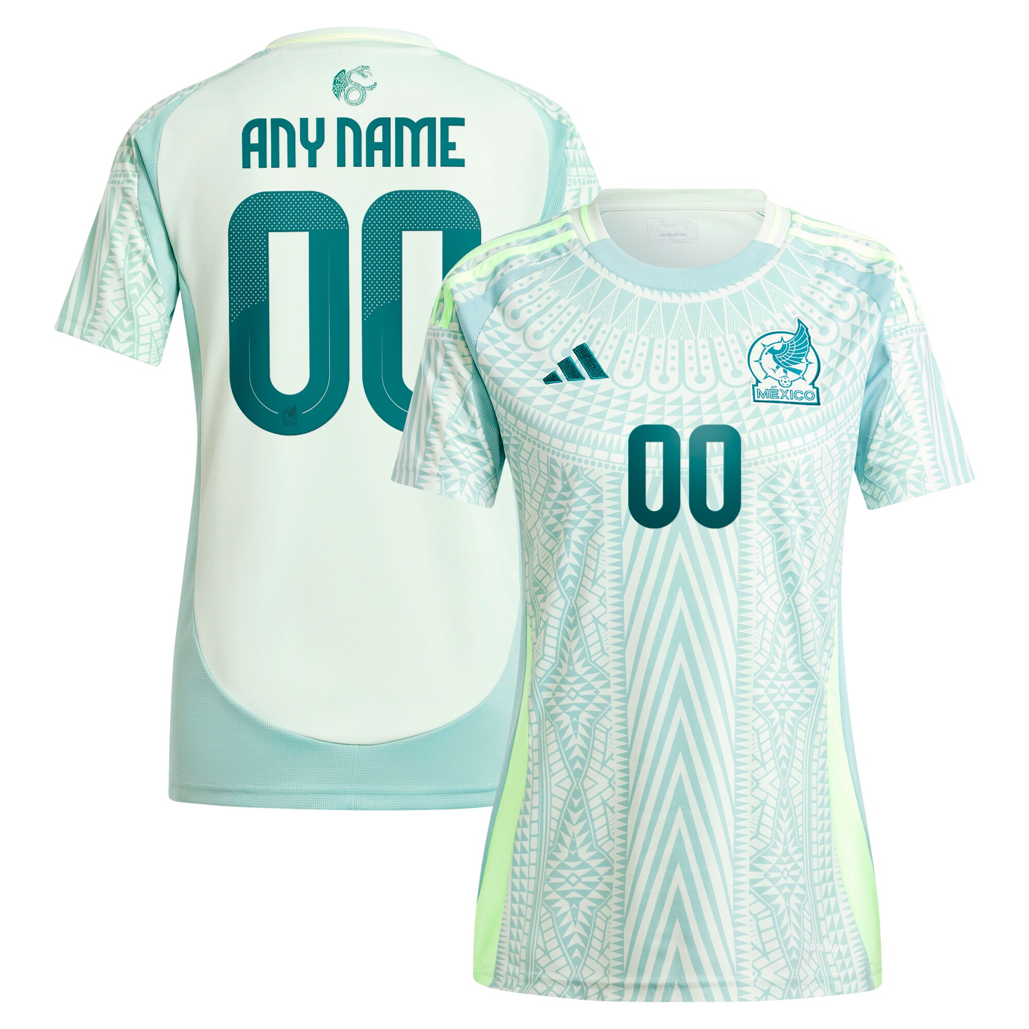 mexico national team adidas womens 2024 away replica custom jersey – green Collection | Australia Football Jerseys And World Cup Kits