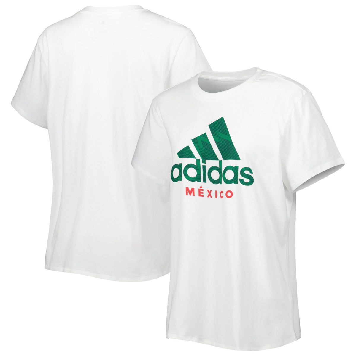 mexico national team adidas womens dna t-shirt – white Collection | Australia Football Jerseys And World Cup Kits