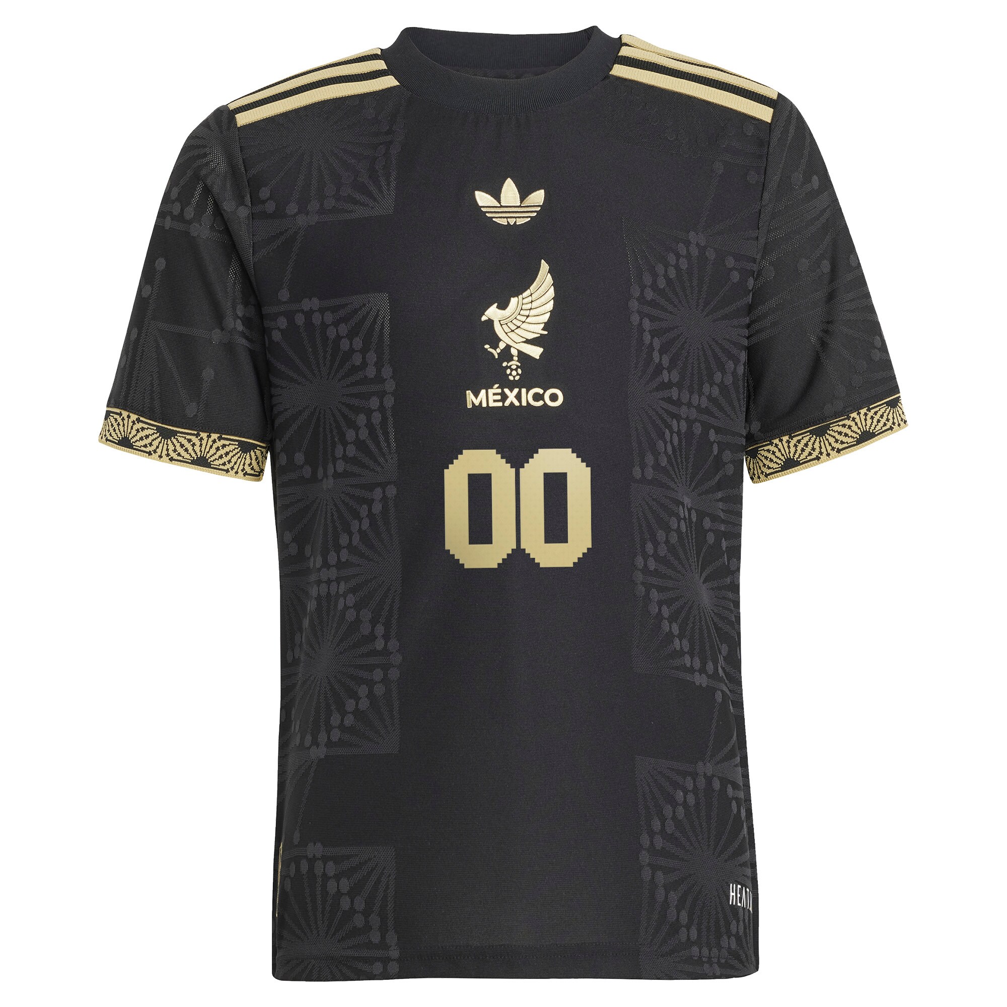 mexico national team adidas youth 2025 third authentic custom jersey – black Collection | Australia Football Jerseys And World Cup Kits